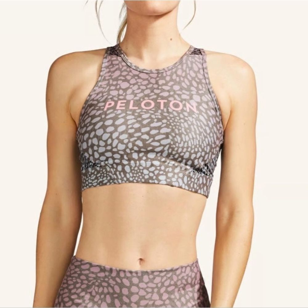 Peloton Riverstone High Neck Sports Bra Size Small